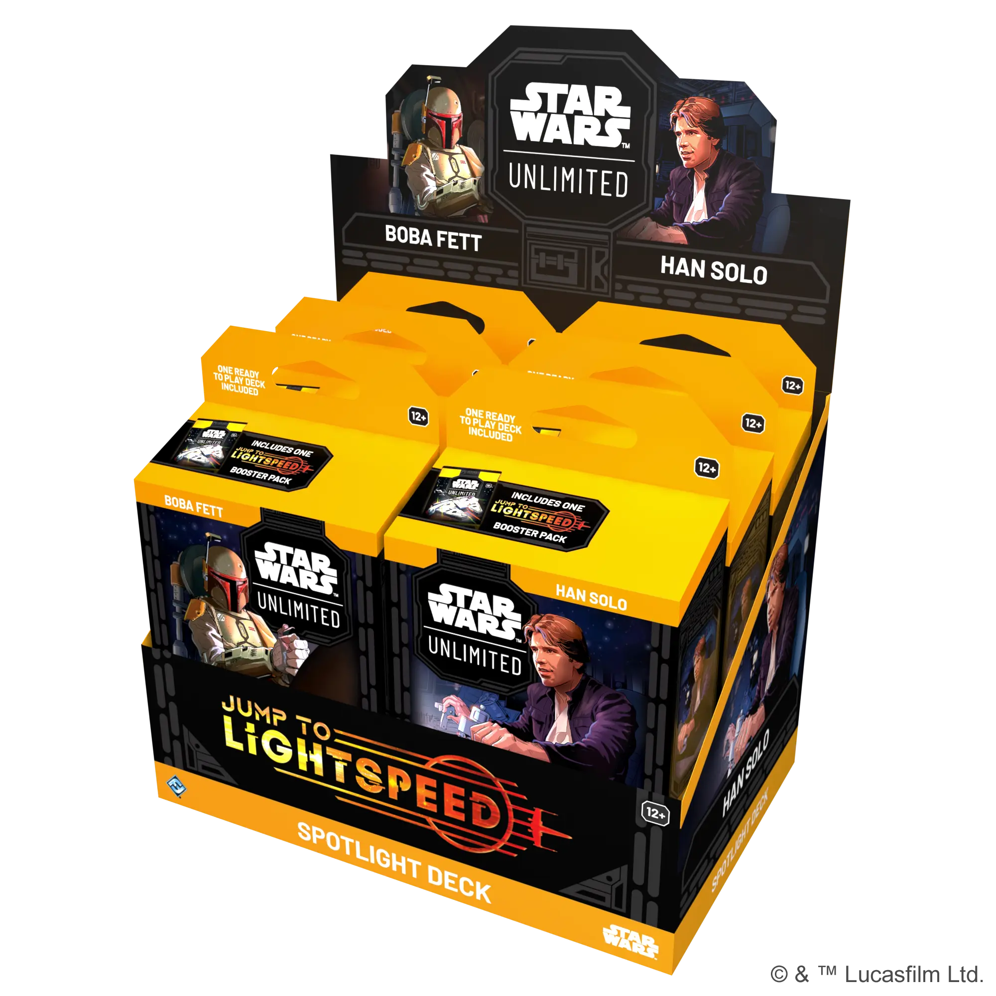 Star Wars Unlimited | Jump to Lightspeed | Spotlight Deck Display (6 Decks) (EN)
