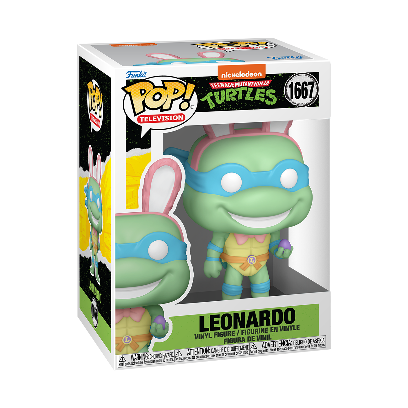 POP Vinyl: Leonardo with Easter Egg - Teenage Mutant Ninja Turtles