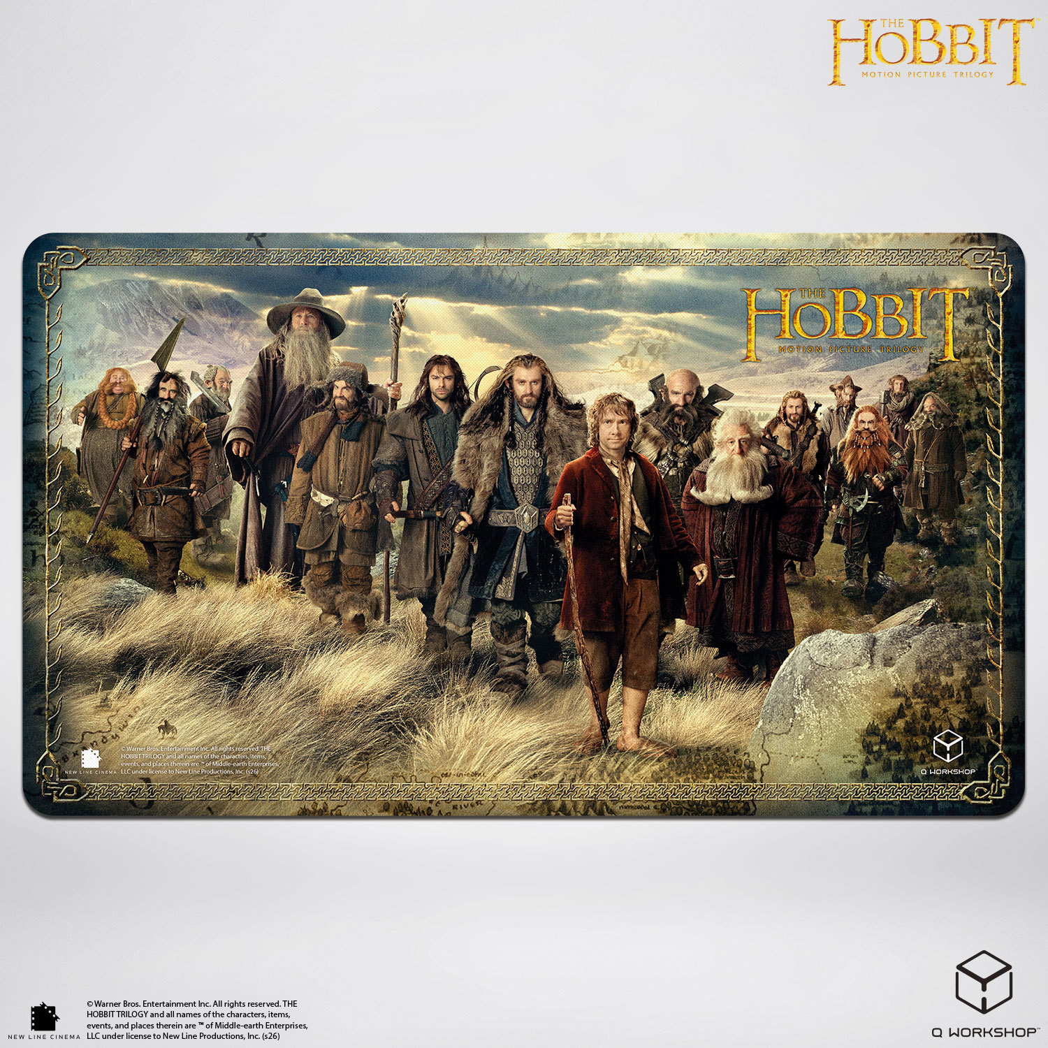 Q Workshop | Thorin's Company | The Hobbit Playmat