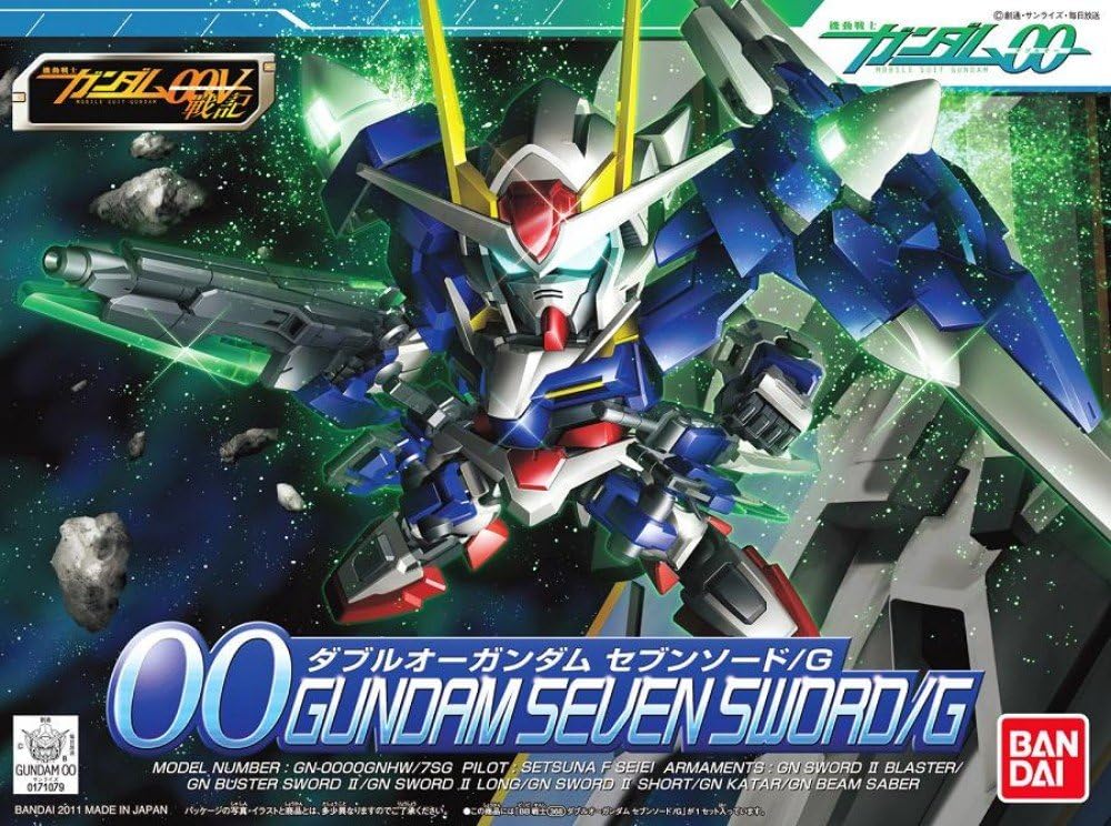 Bandai | SD Gundam 00 (Double O) Seven Sword/G | Mobile Suit Gundam 00 (7cm)
