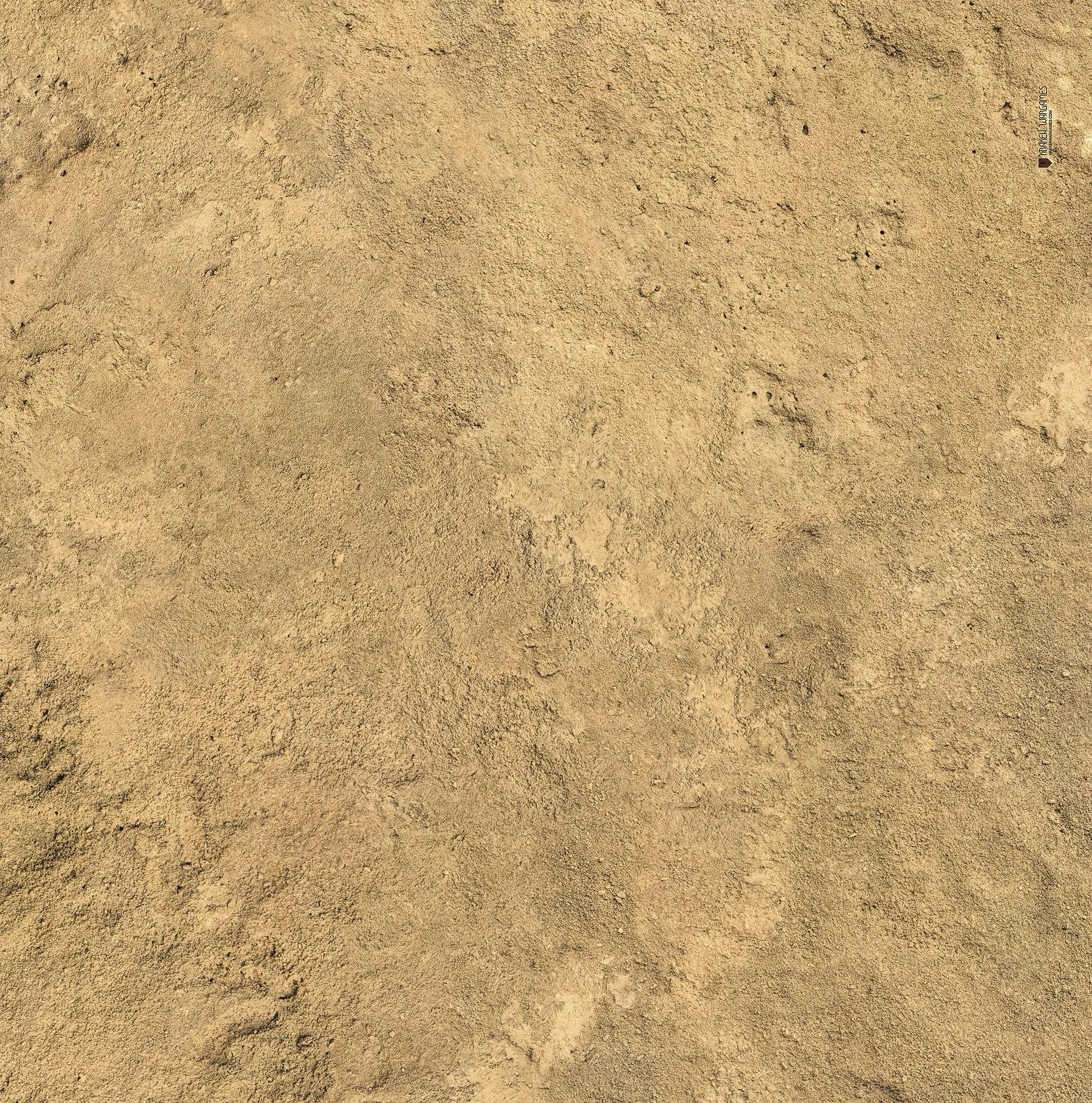 Kraken Wargames | Desert Plain | Tabletop Playmat (91x91cm)