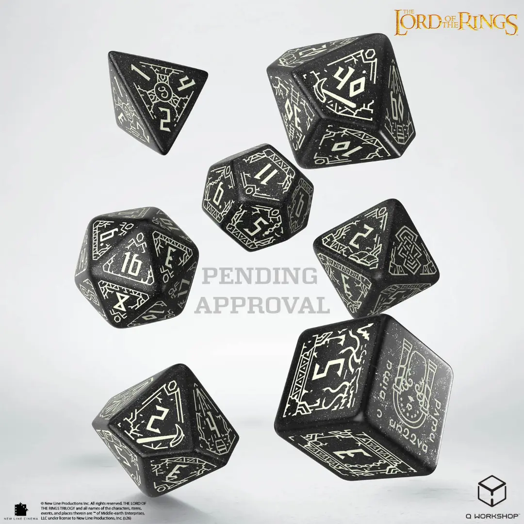 Q Workshop | Moria | The Lord Of The Rings Dice Set