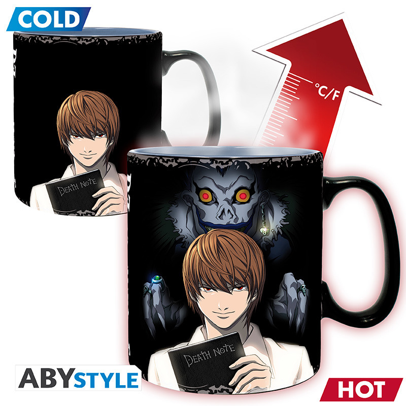 Abysse: Death Note - Mug Heat Change (460ml) - Kira & L