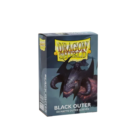 Dragon Shield: Black - Matte Outer Sleeves - Standard Size
