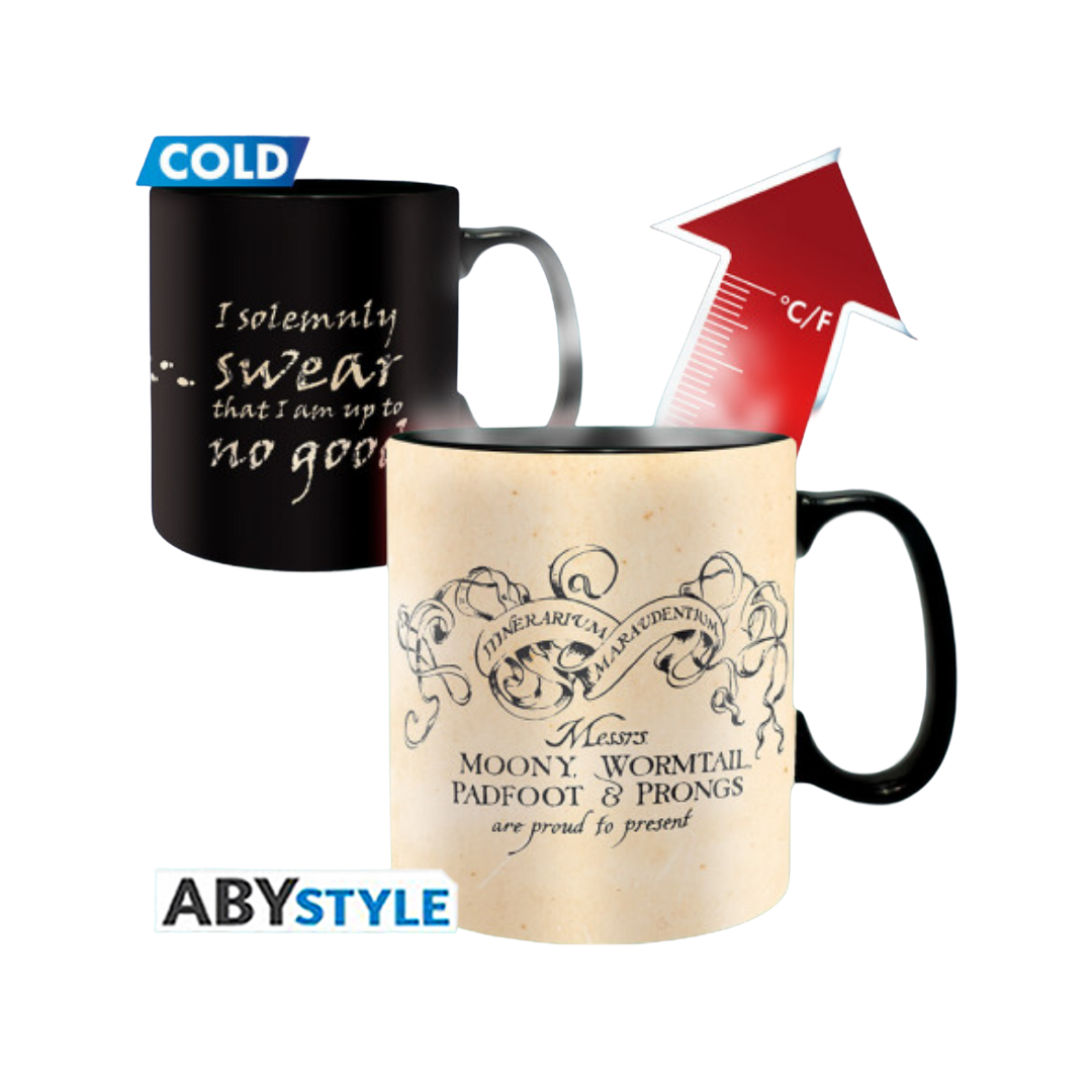 Abysse: Harry Potter Mug Heat Change - Marauder 460 ml