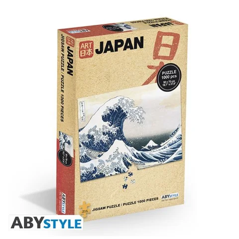 Abysse | Hokusai - The Wave of Kanagawa | 1000 Teile Puzzle
