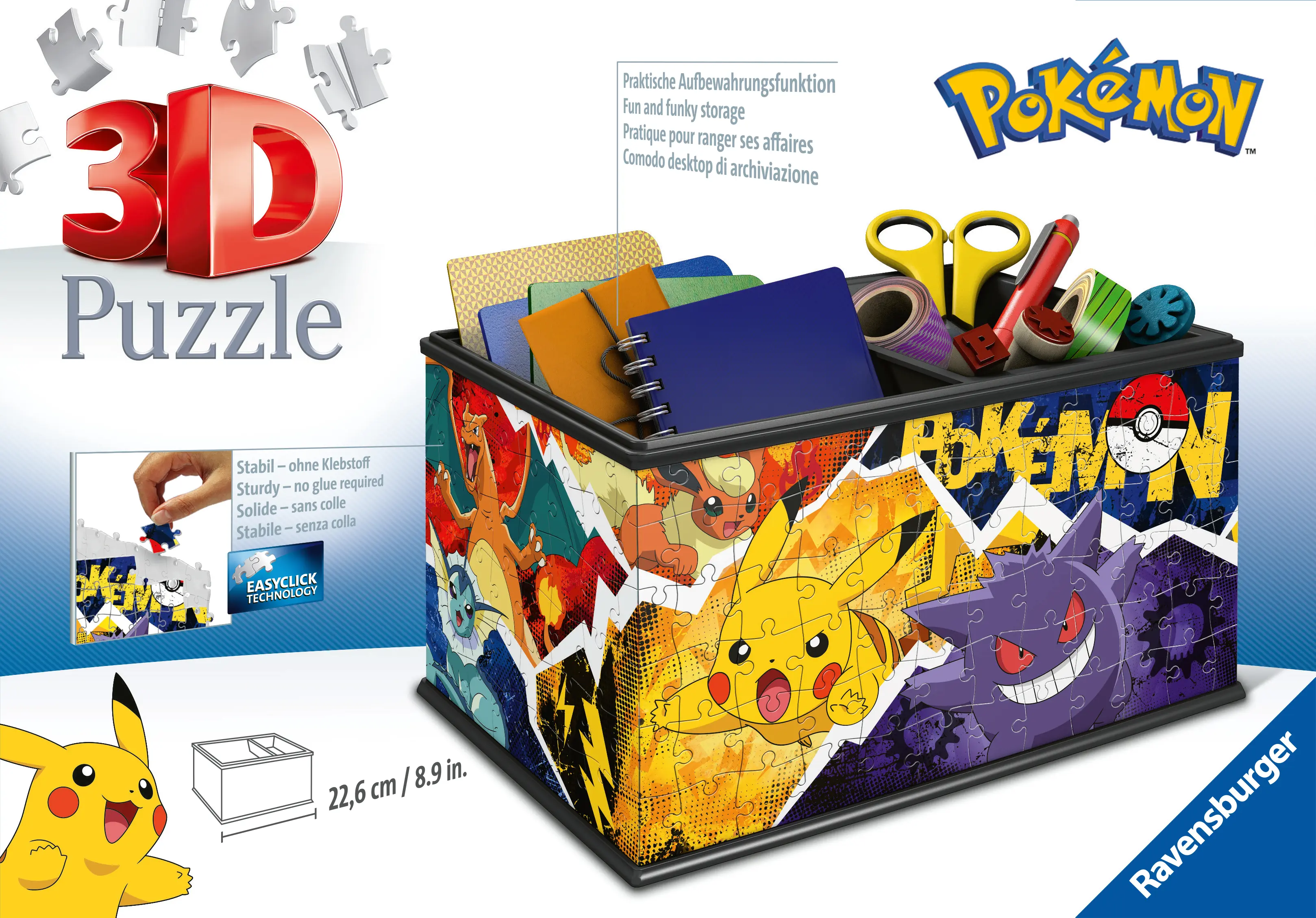 Ravensburger | Pokémon Aufbewahrungsbox | 3D Puzzle