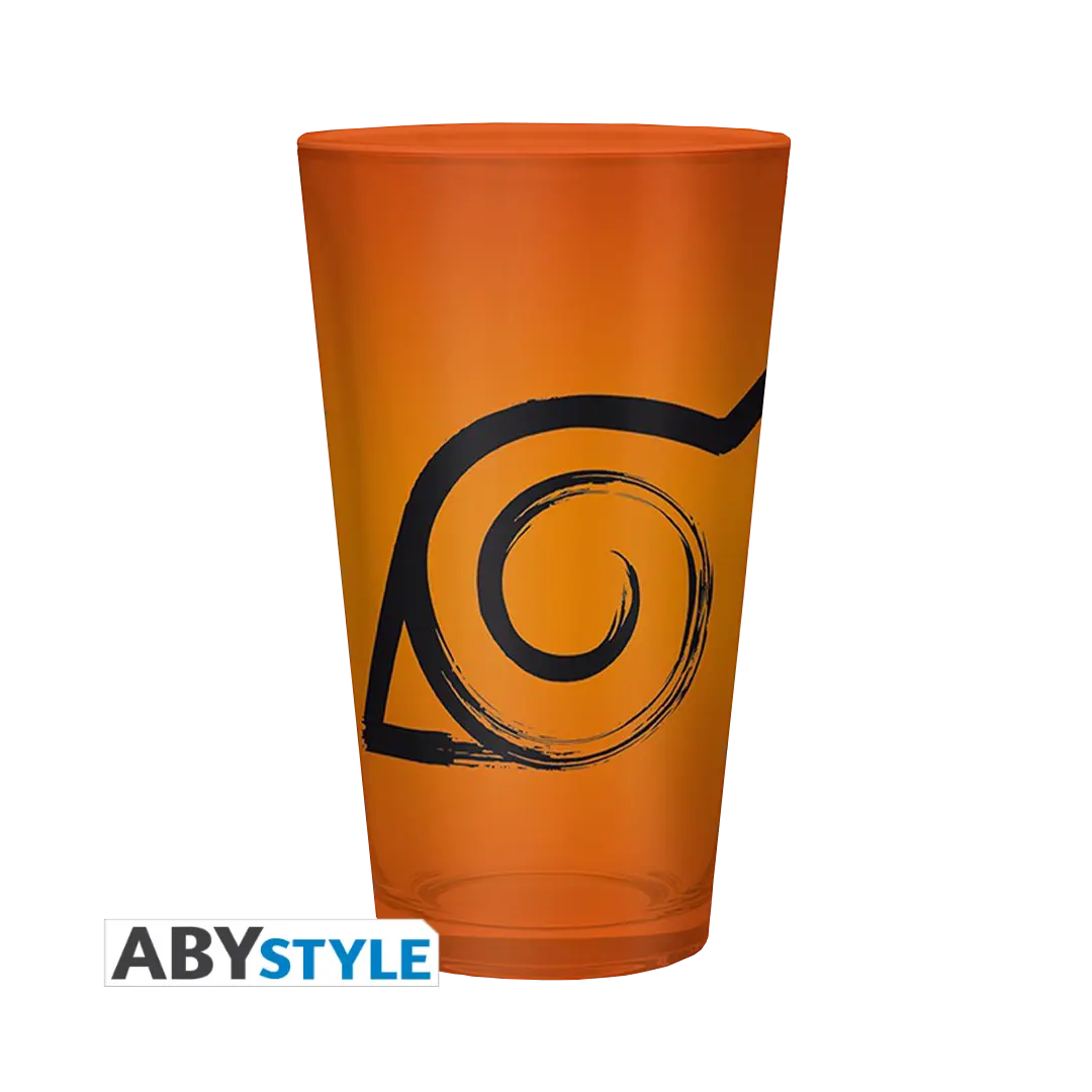 Abysse: Naruto Shippuden Large Glass - Konoha & Seal 400ml