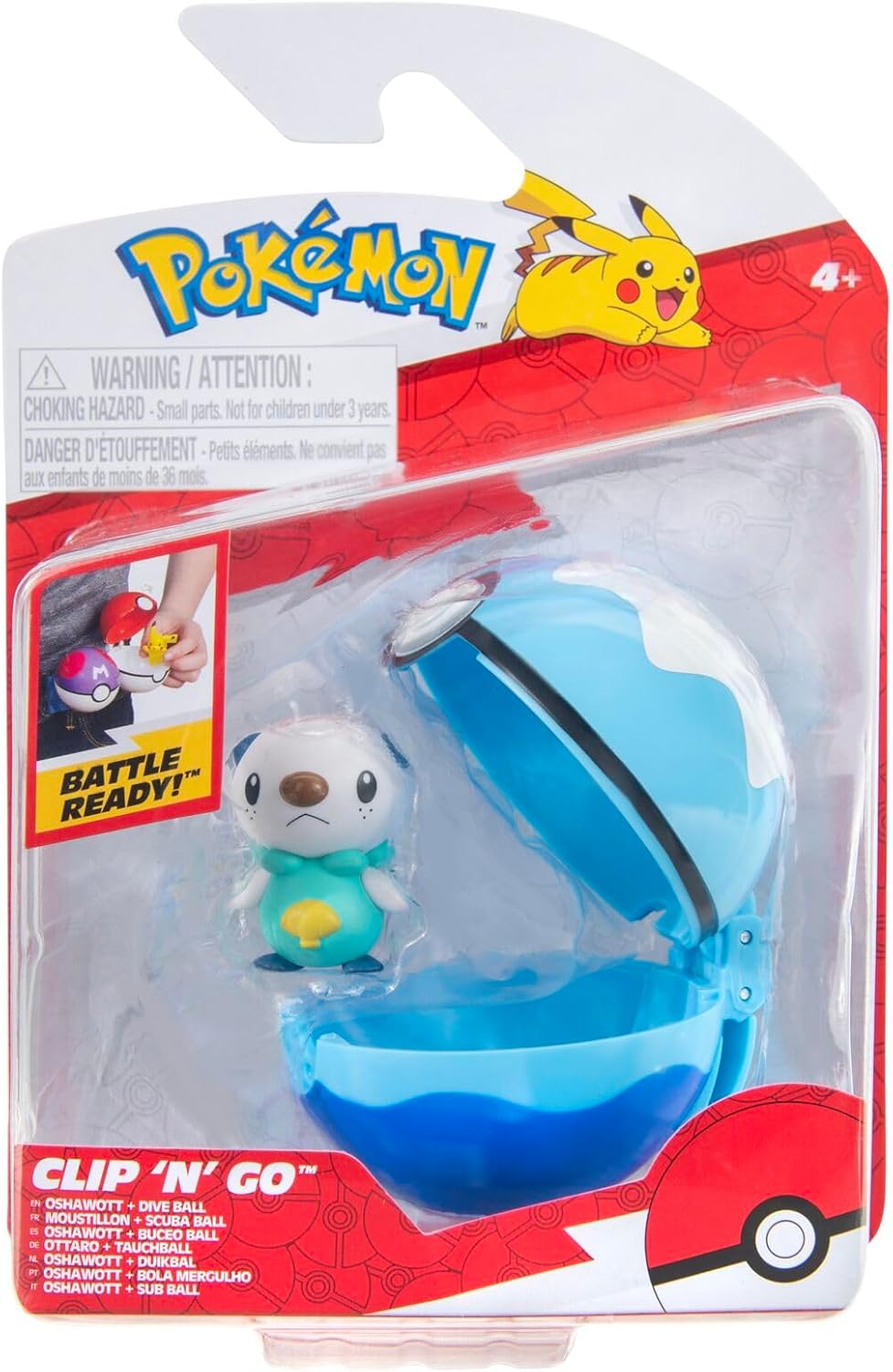 Pokémon | Ottaro mit Tauchball | Clip 'N' Go