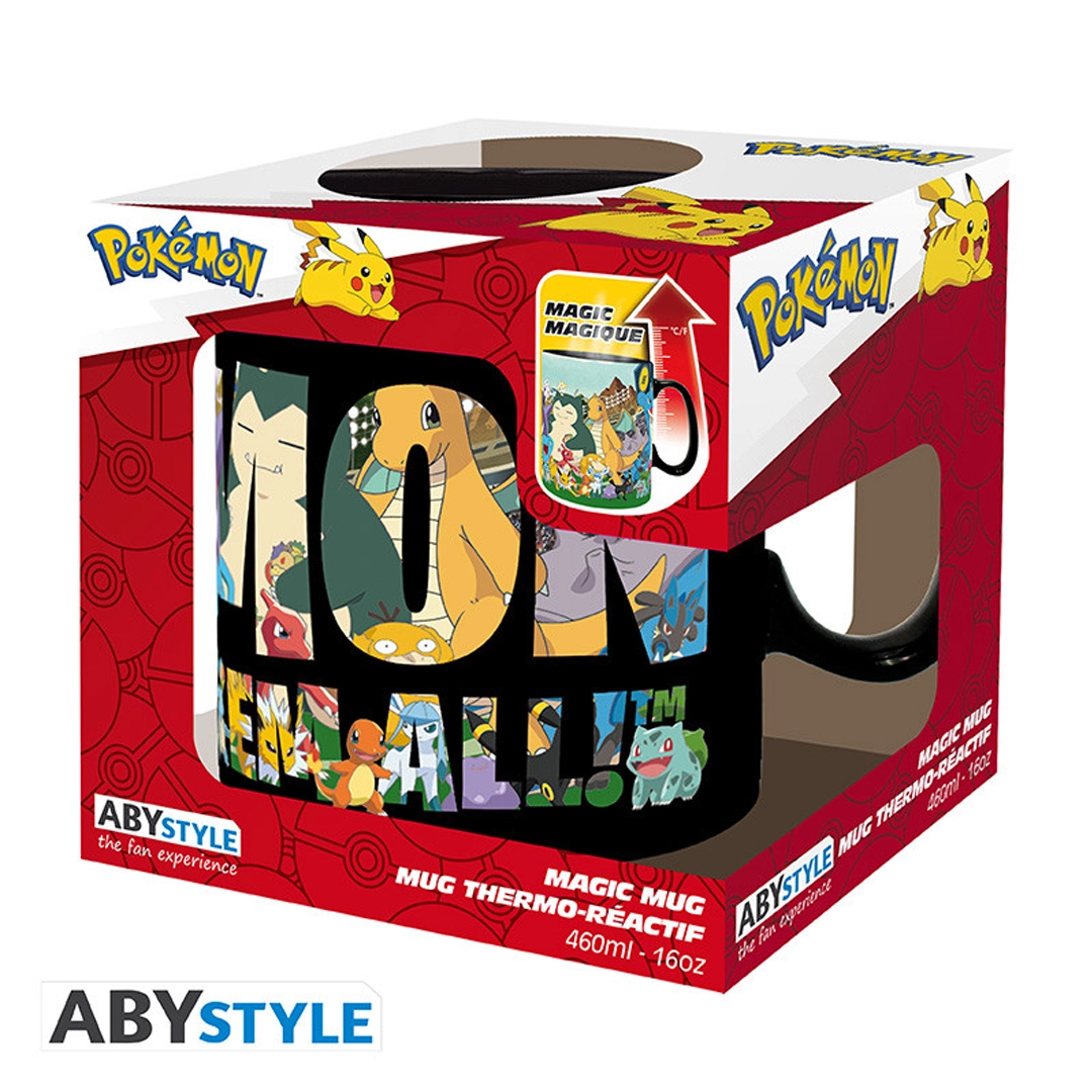 Abysse: Pokémon - Mug Heat Change 460 ml - "Gotta catch em all"