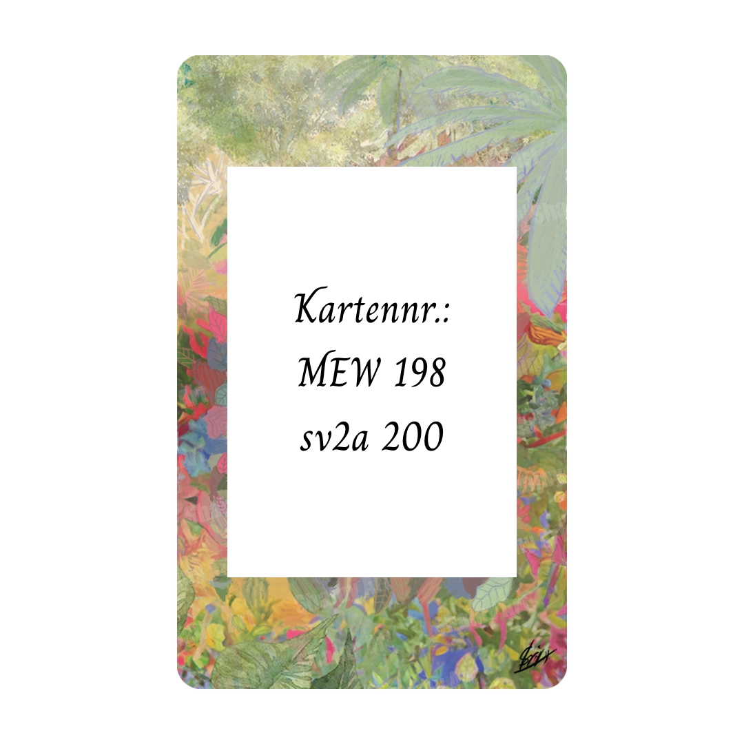 Blossom | Bisaflor 151 | Extended Art Acryl Case für Pokémon