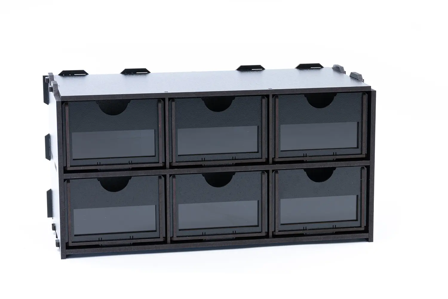 Kraken Wargames | Schrank mit 6 Schubladen | Black Rack