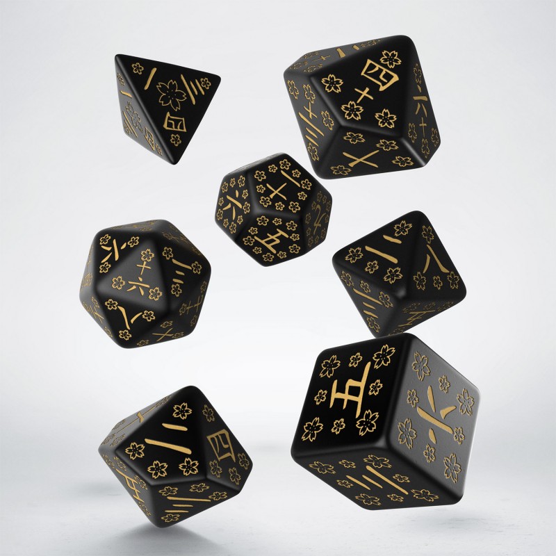 Q Workshop | Deep Night Firefly | Japanese Dice Set