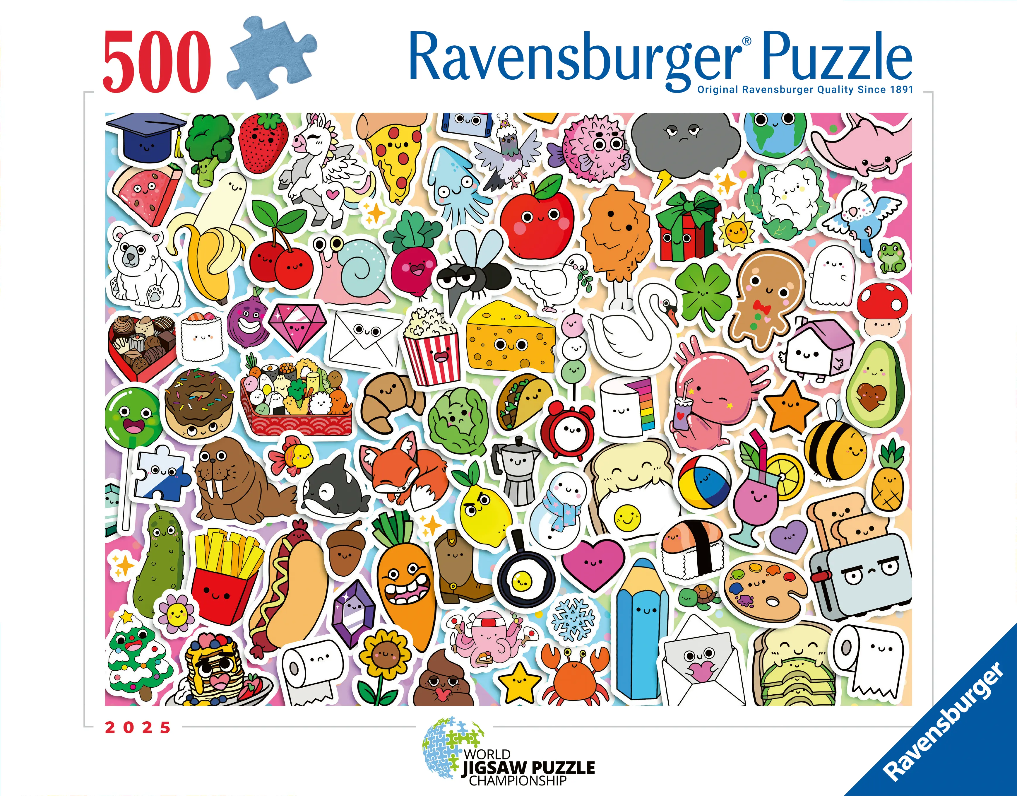 Ravensburger | Niedliches Kawaii Chaos | 500 Teile Puzzle