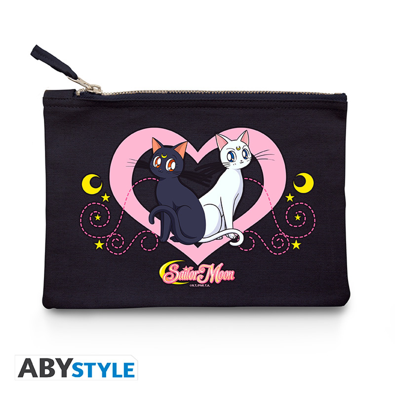 Sailor Moon - Cosmetic Case (Blue) - Luna & Artemis