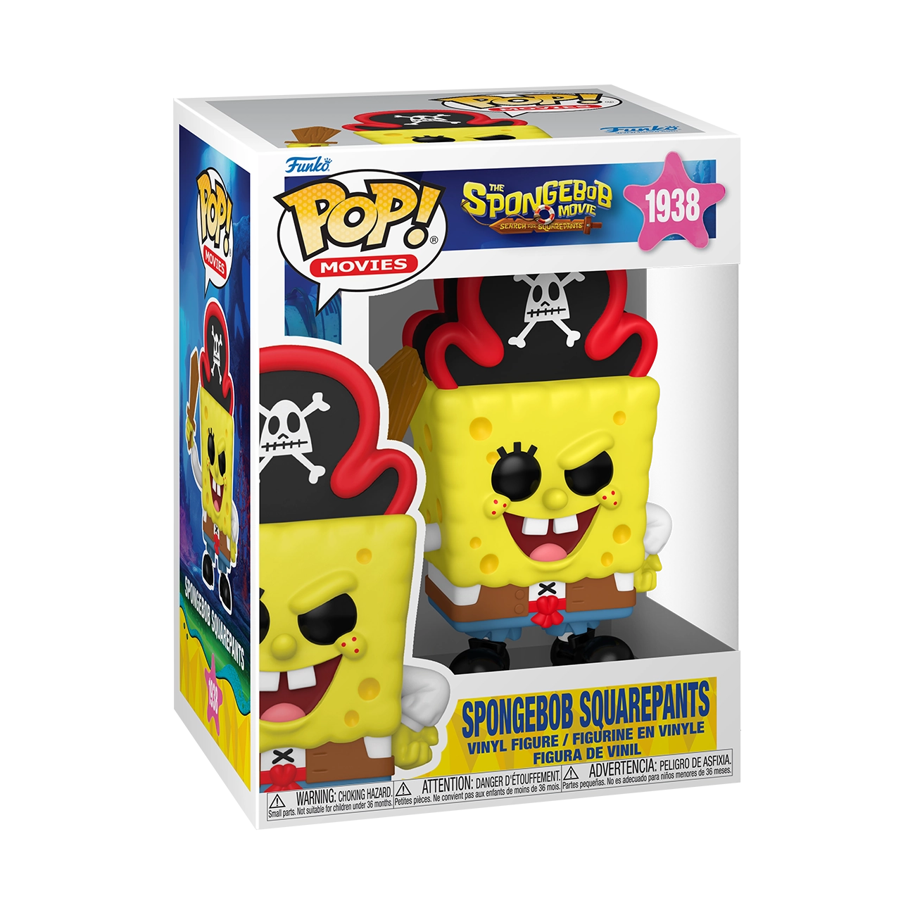 POP! Movies: SpongeBob SquarePants (Pirate) - The SpongeBob Movie: Search for SquarePants