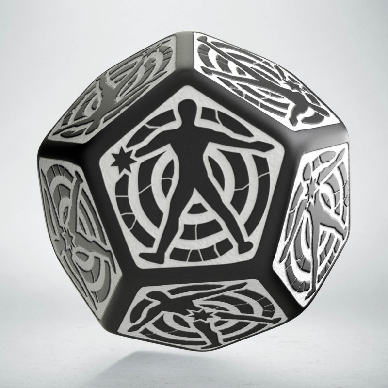 Q Workshop | Black & White | D12 Hit Location Die