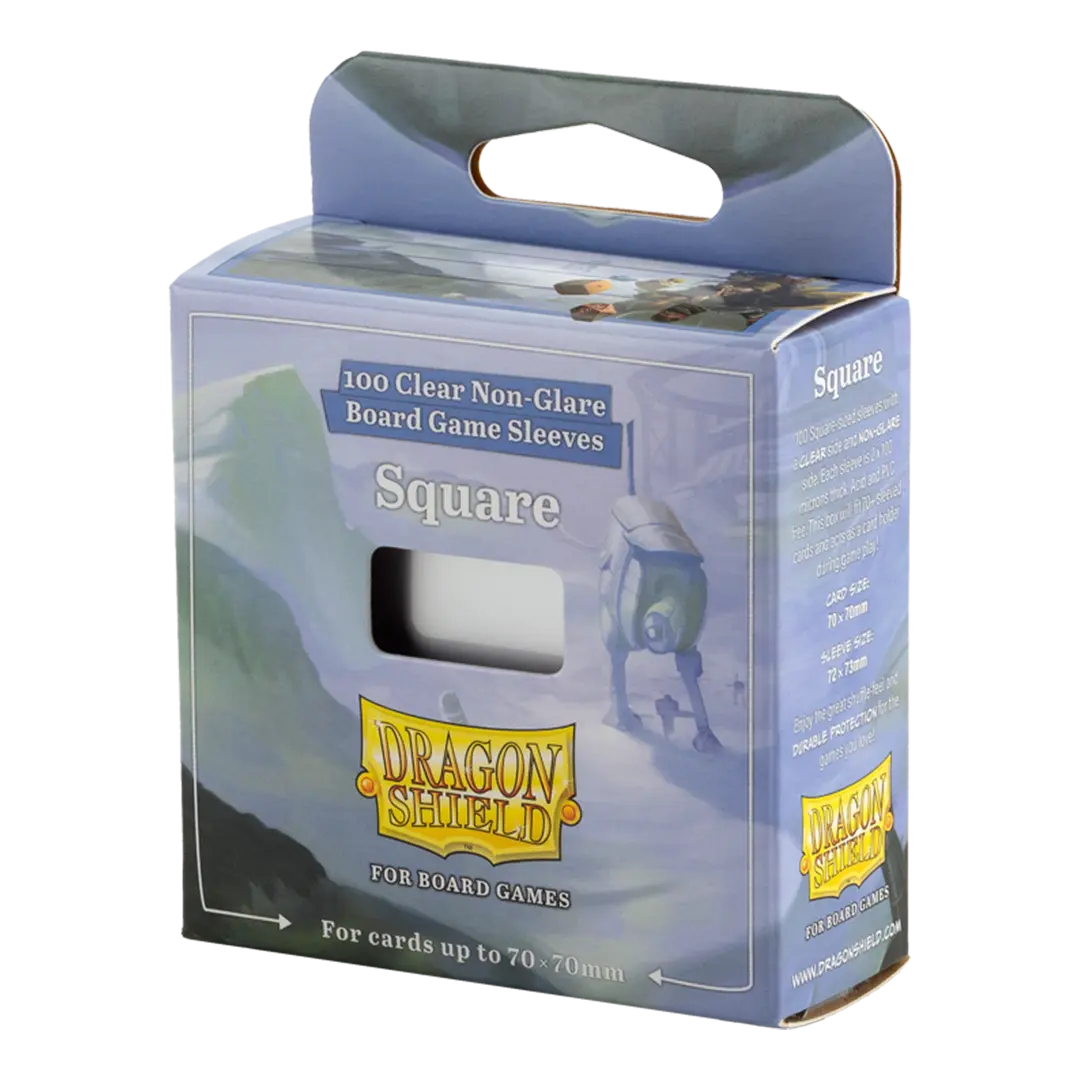 Dragon Shield: Square - Clear/Non-Glare - Board Game Sleeves