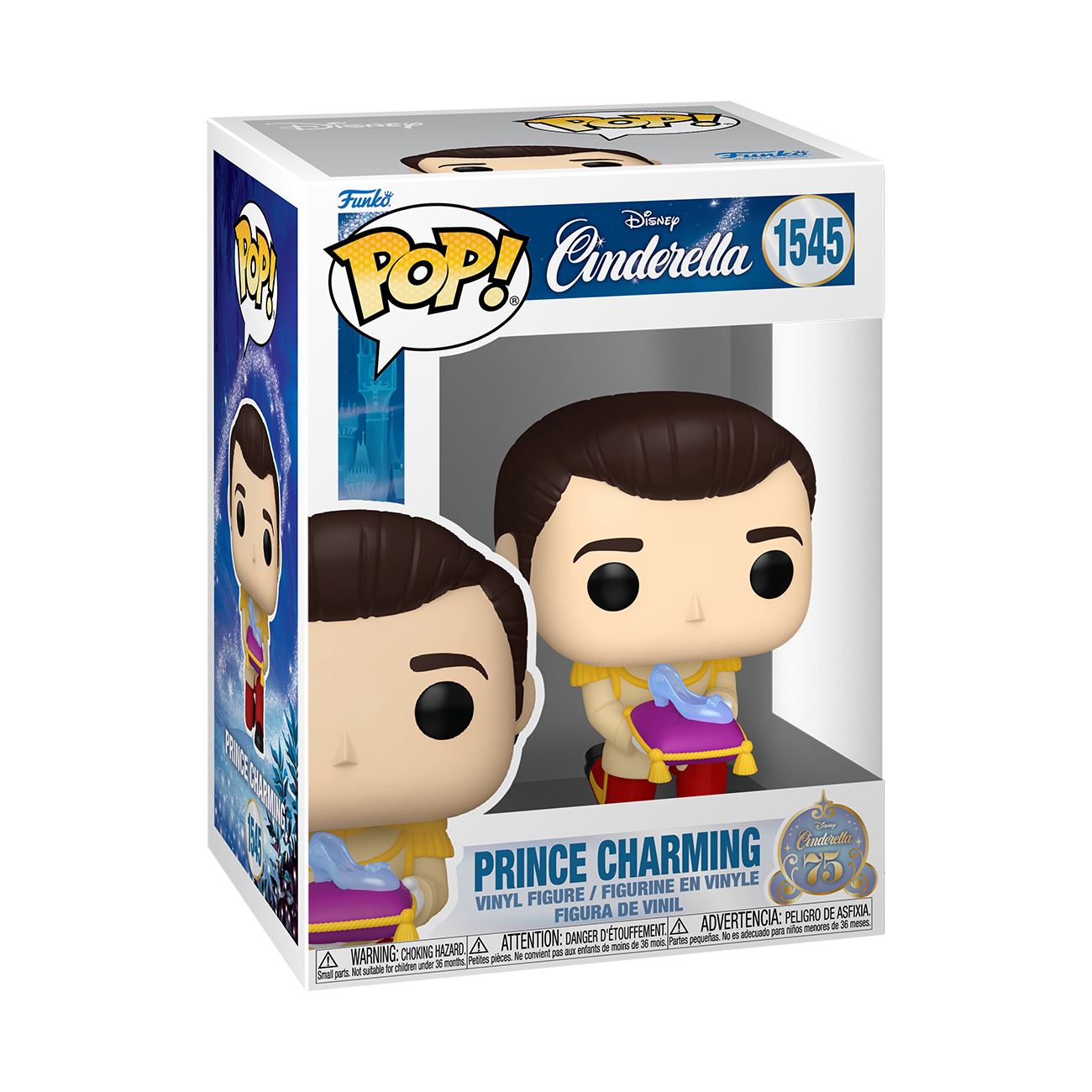 Pop! Disney | Prince Charming with Slipper (75th Anniversary) | Disney
