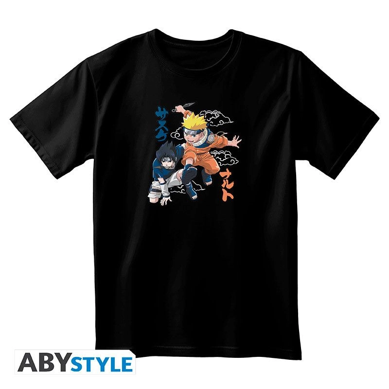 Abysse: Naruto - Unisex T-Shirt (XXL) - Naruto & Sasuke