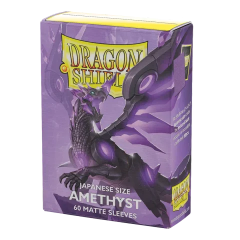 Dragon Shield: Amethyst - Matte Sleeves - Japanese Size