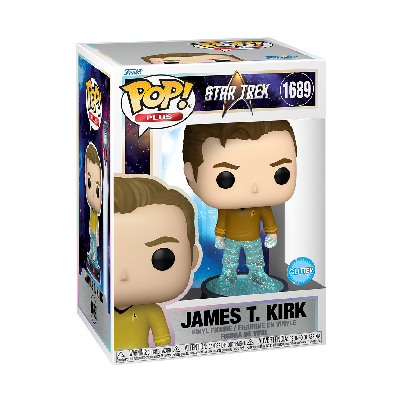 Pop! Plus | James T. Kirk (Transporter) (Glitter) | Star Trek