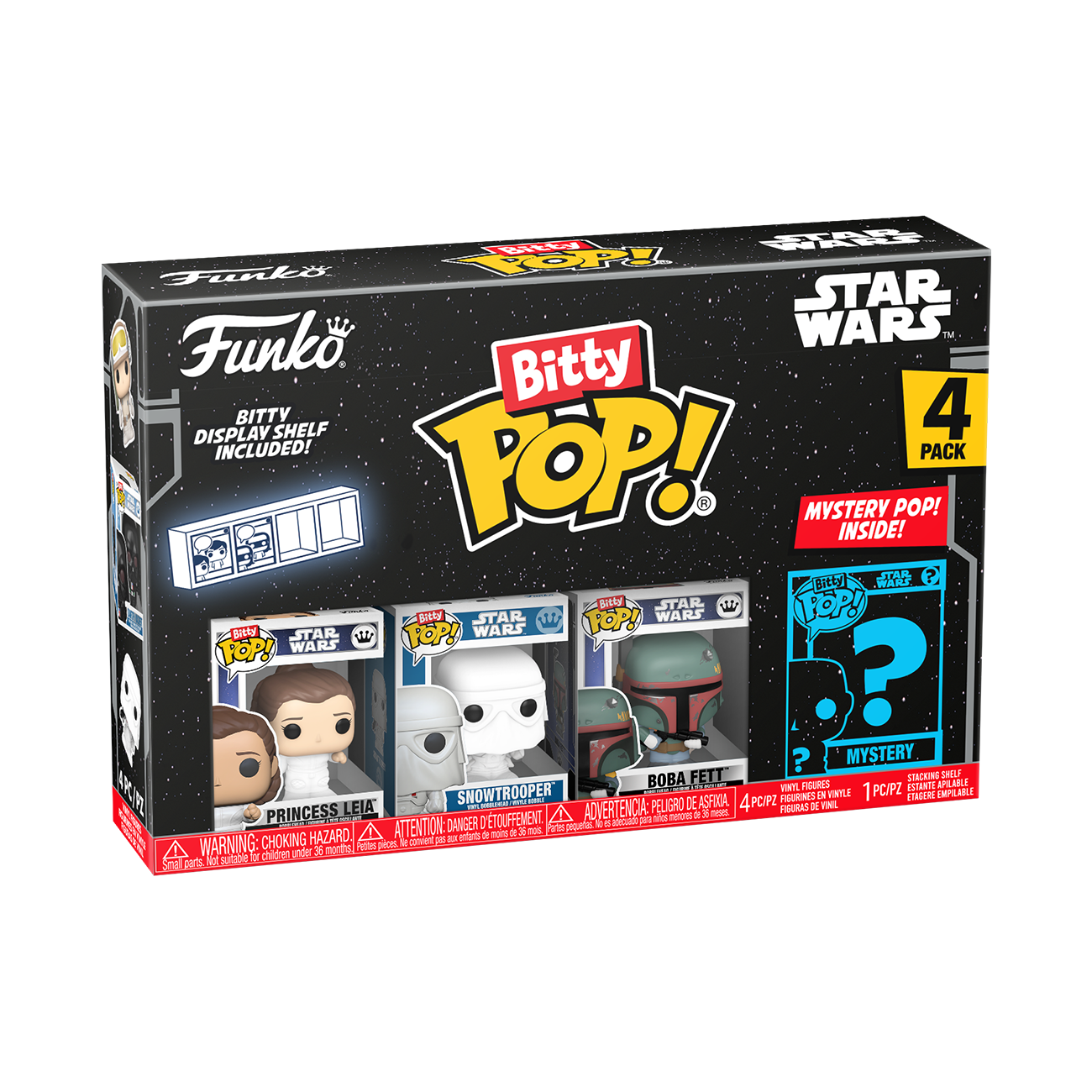 Bitty POP!: Leia 4-Pack Series 2 - Star Wars