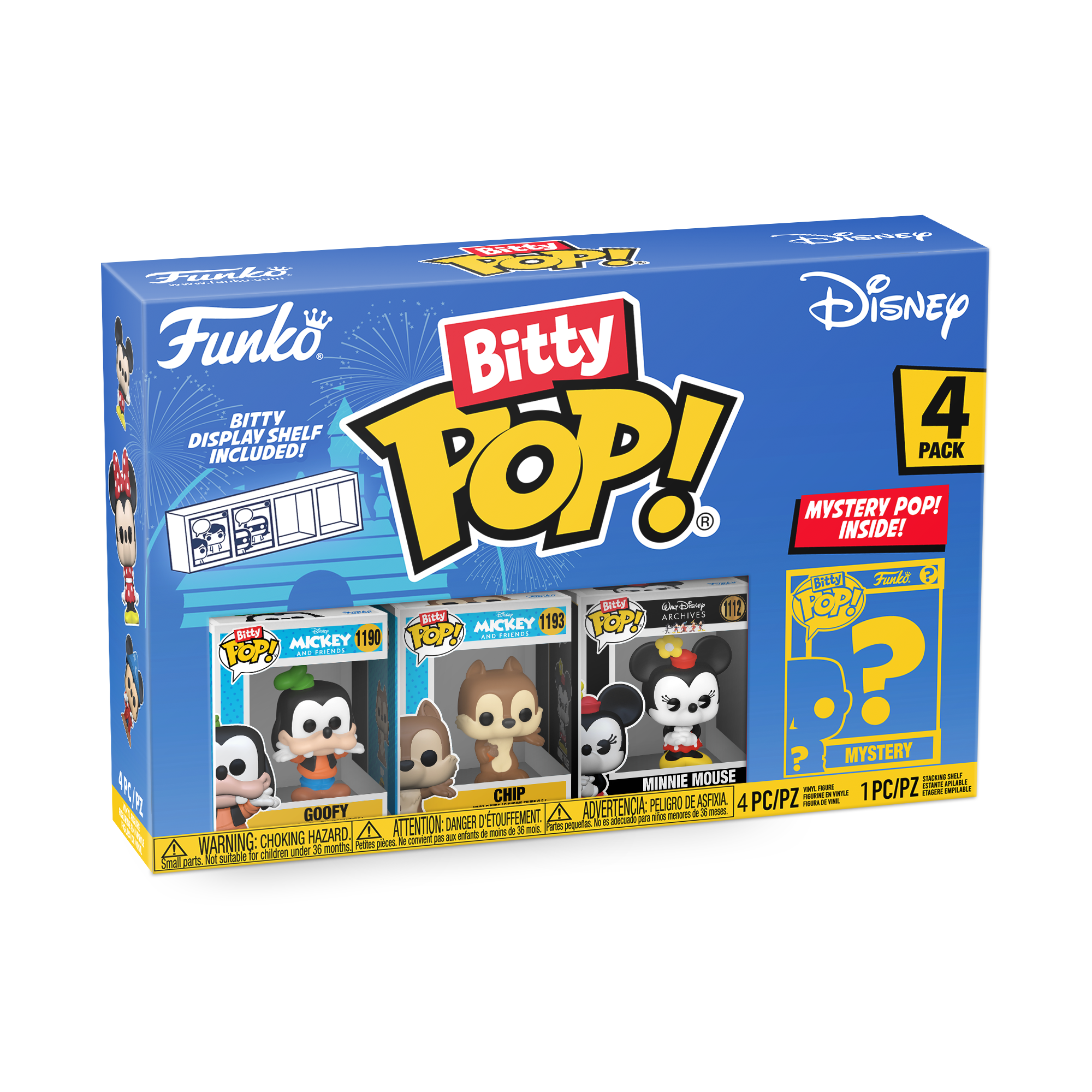 Bitty POP!: Goofy 4-Pack Series 4 - Mickey & Friends
