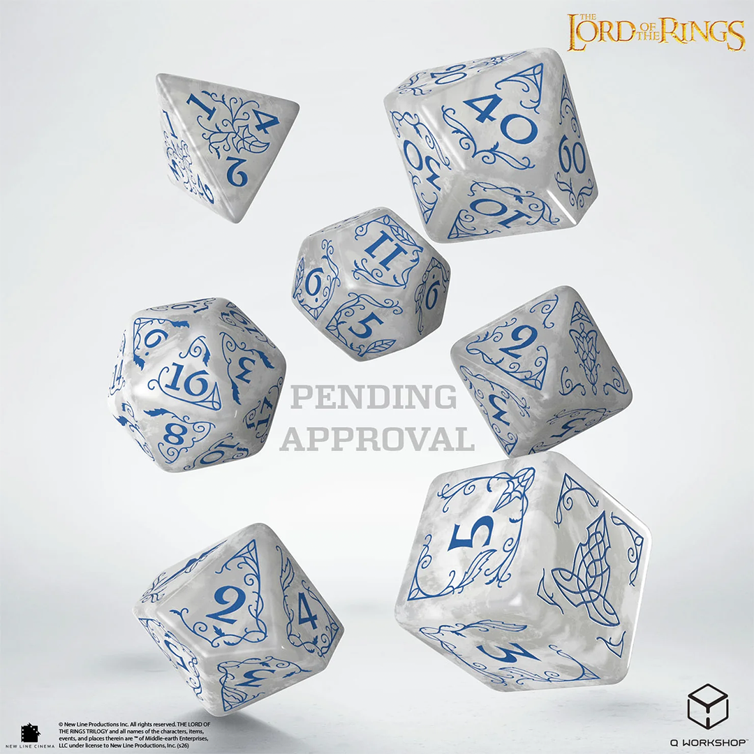 Q Workshop | Stone Rivendell | The Lord Of The Rings Dice Set
