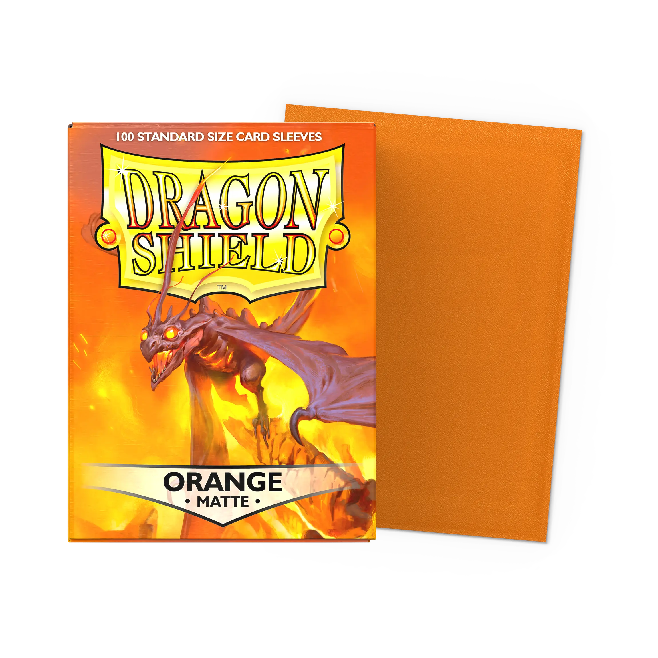 Dragon Shield: Orange - Matte Sleeves - Standard Size