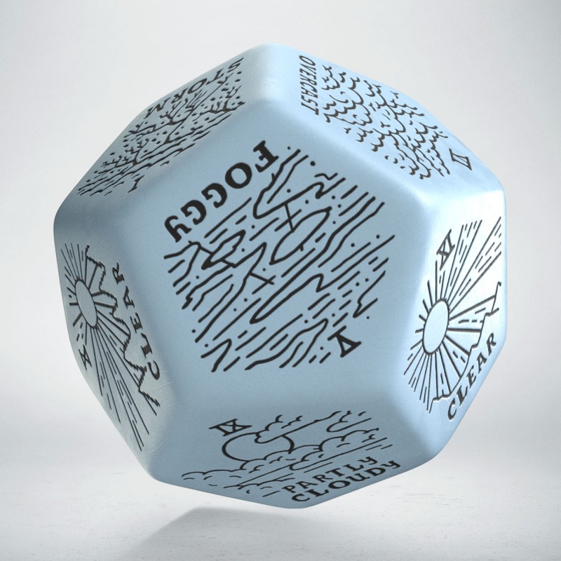 Q Workshop | Blue & Black | Weather Generator Die