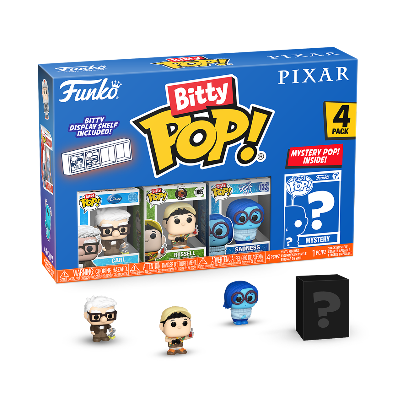 Bitty POP!: Pixar 4-Pack Series 3 - Pixar