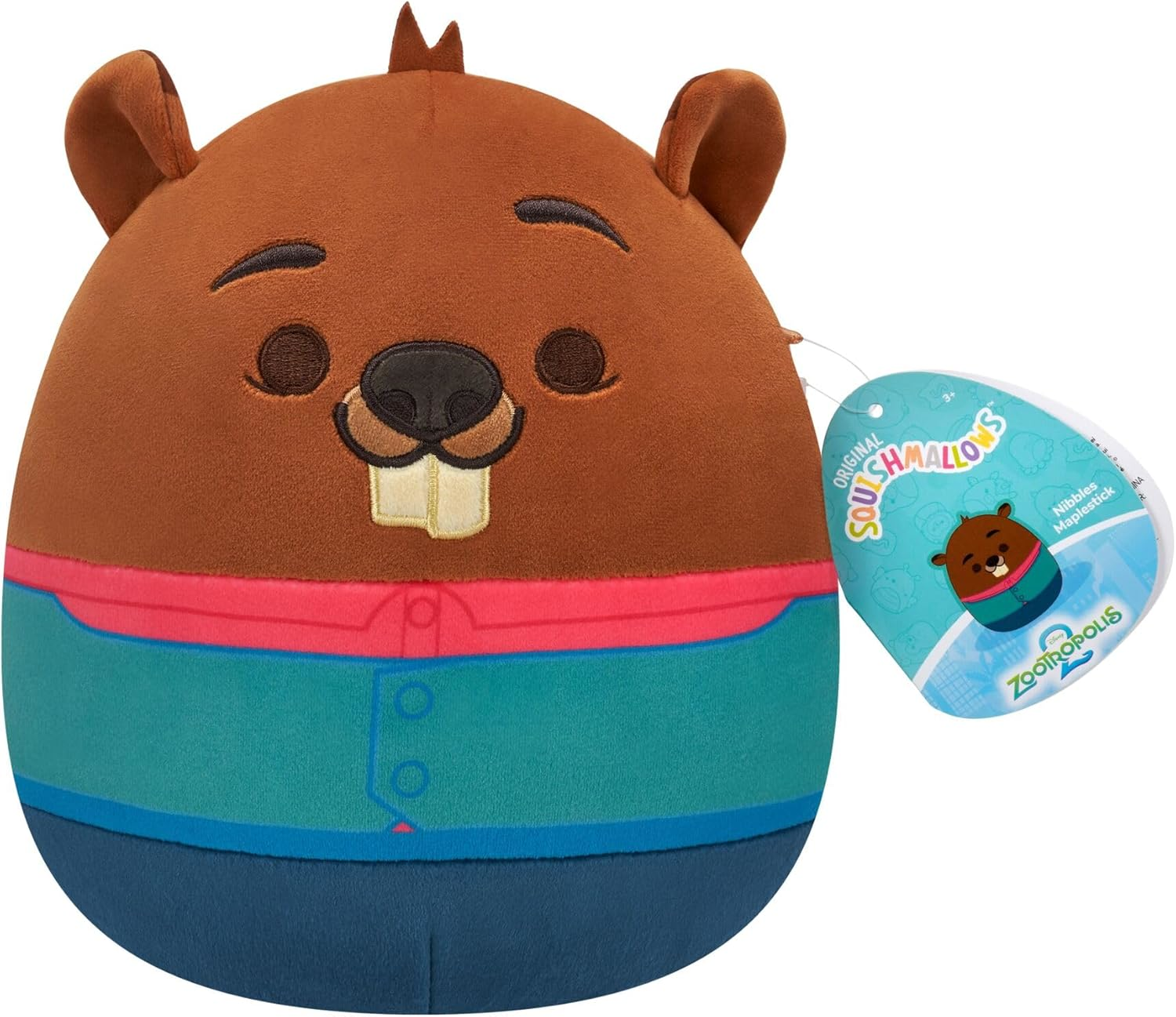 Squishmallows | Zoomania 2 Little Plush | Nibbles Maplestick (20cm)