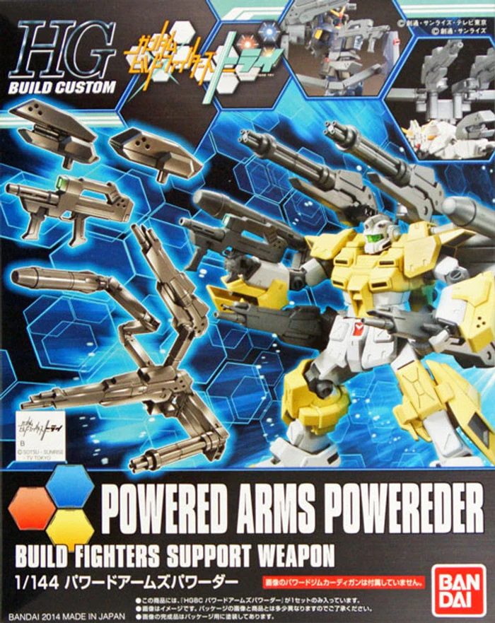 Bandai | HGBC Powered Arms Powereder Set | Zubehör für Gundam Modellbausätze (1/144)