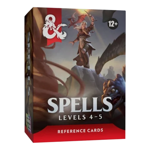 Dungeons & Dragons | Spells Lvl 4-5 | Reference Cards (EN)