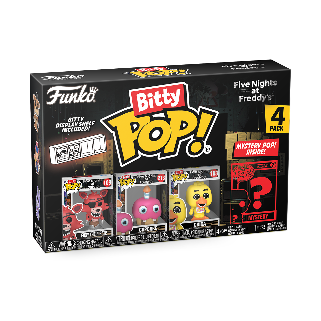 Bitty POP!: Foxy (4PK) - Bitty POP! 4-Pack
