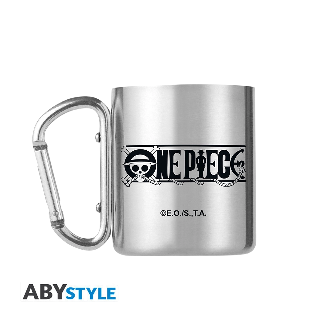 Abysse: One Piece Edelstahl  Karabiner Tasse – Ace & Totenkopf 235ml