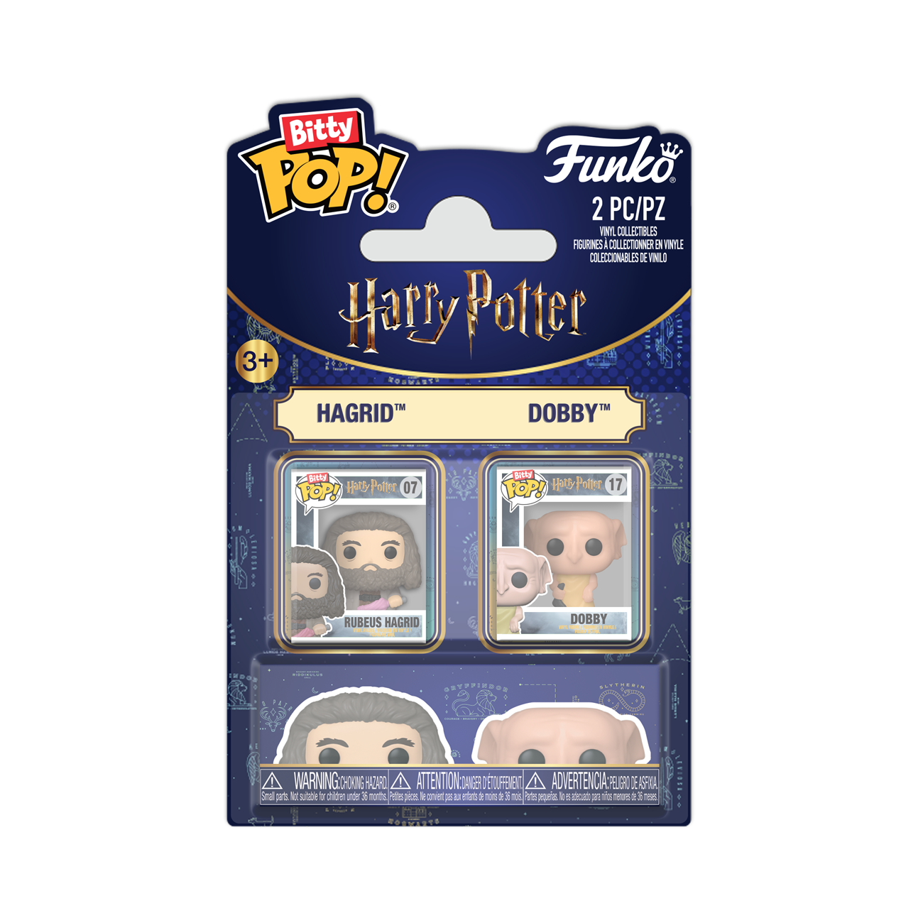 Bitty POP! 2-Pack | Rubeus Hagrid & Dobby | Harry Potter