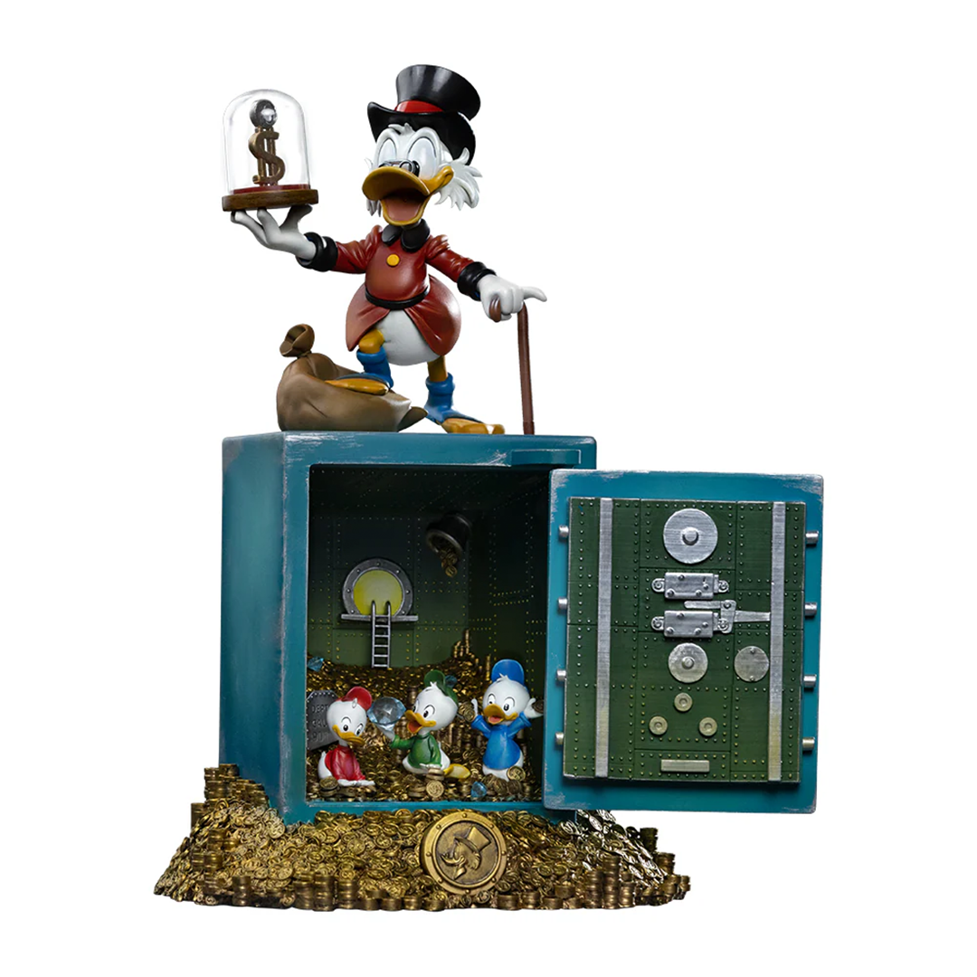 Iron Studios | Uncle Scrooge Mcduck And Nephews - Duck Tales | Art Scale 1/10