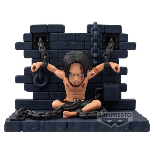 Banpresto | Portgas D. Ace World Collectable Figure Log Stories Impeldown (8cm) | One Piece