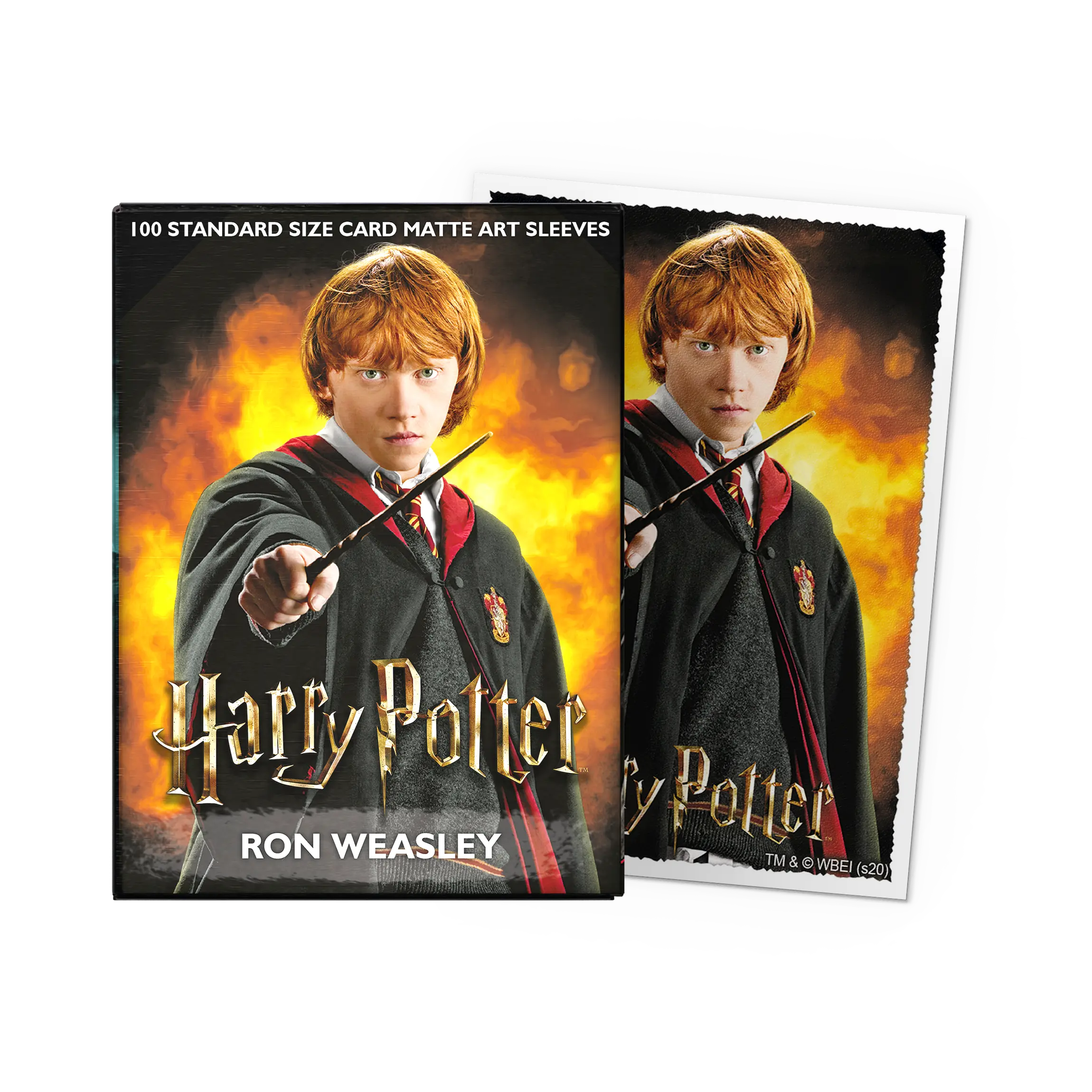 Dragon Shield: WizardingWorld - Ron Weasley - Matte Art Sleeves - Standard Size