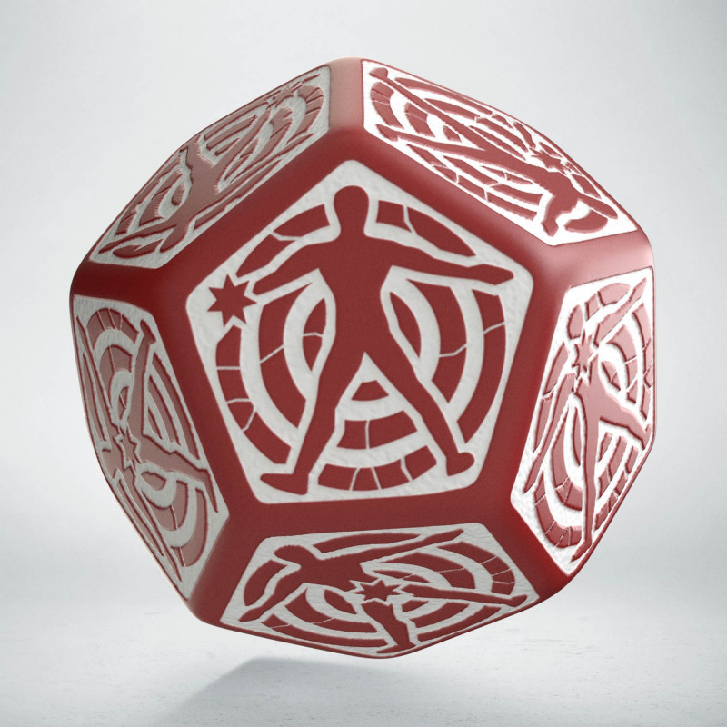 Q Workshop | Red & White | D12 Hit Location Die