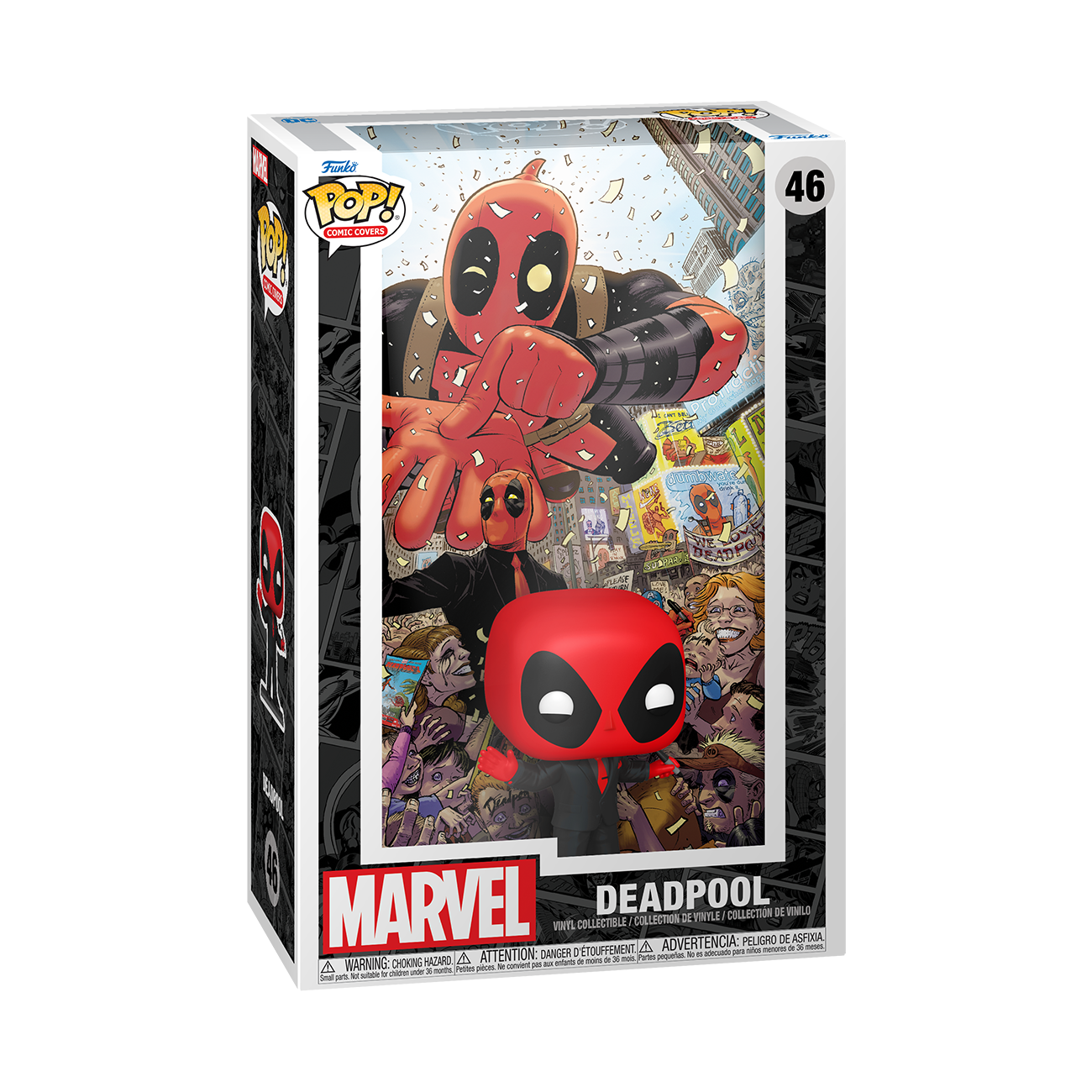 POP Comic Cover: Deadpool in Black Suit - Deadpool