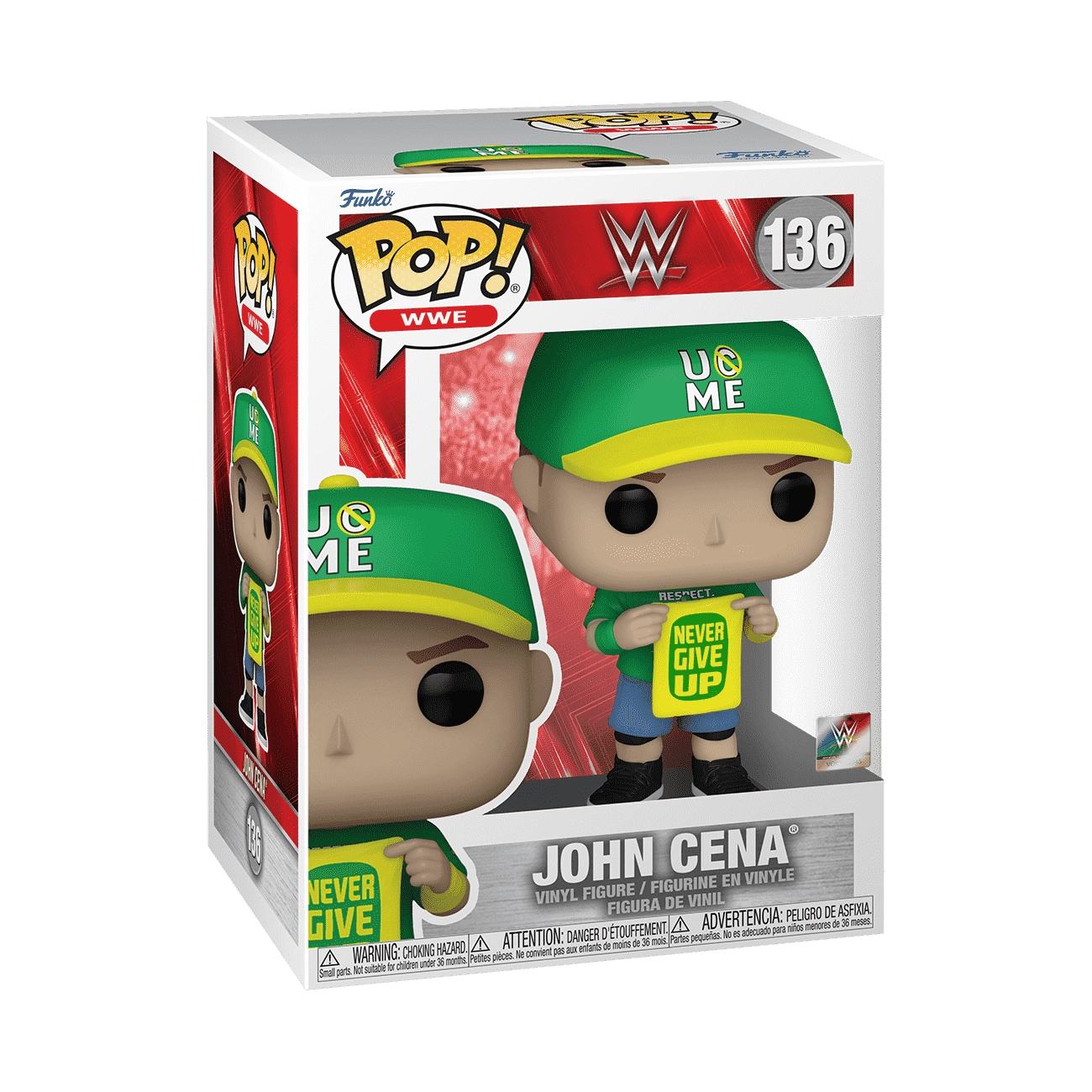 Pop! WWE: John Cena with Never Give Up Towel - WWE