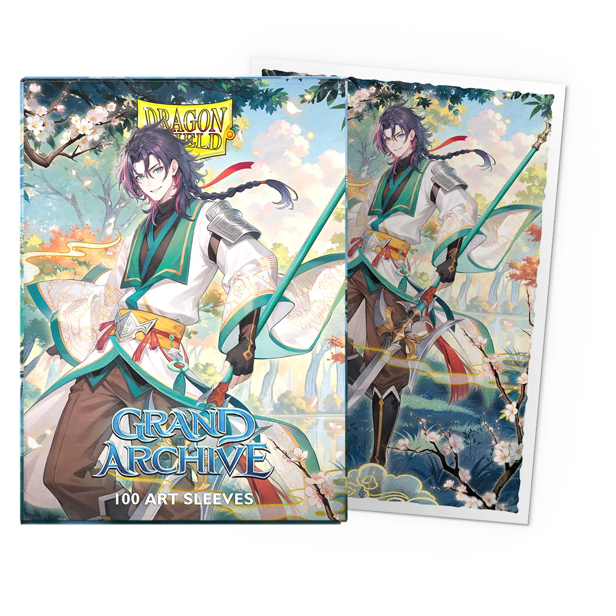 Dragon Shield: Grand Archive - Jin, Fate Defiant - Matte Art Sleeves - Standard Size