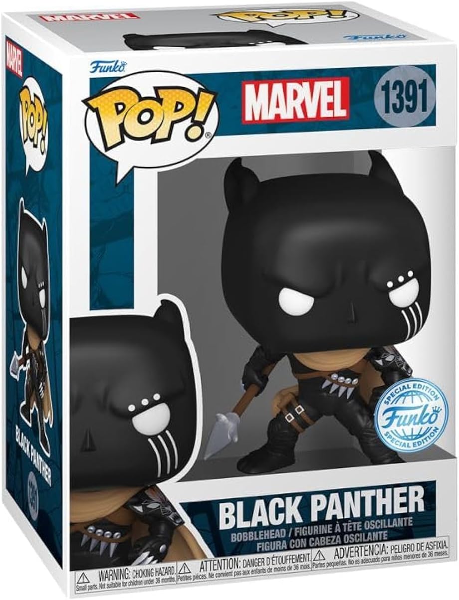POP! Marvel: Black Panther (With Spear) - Exclusives