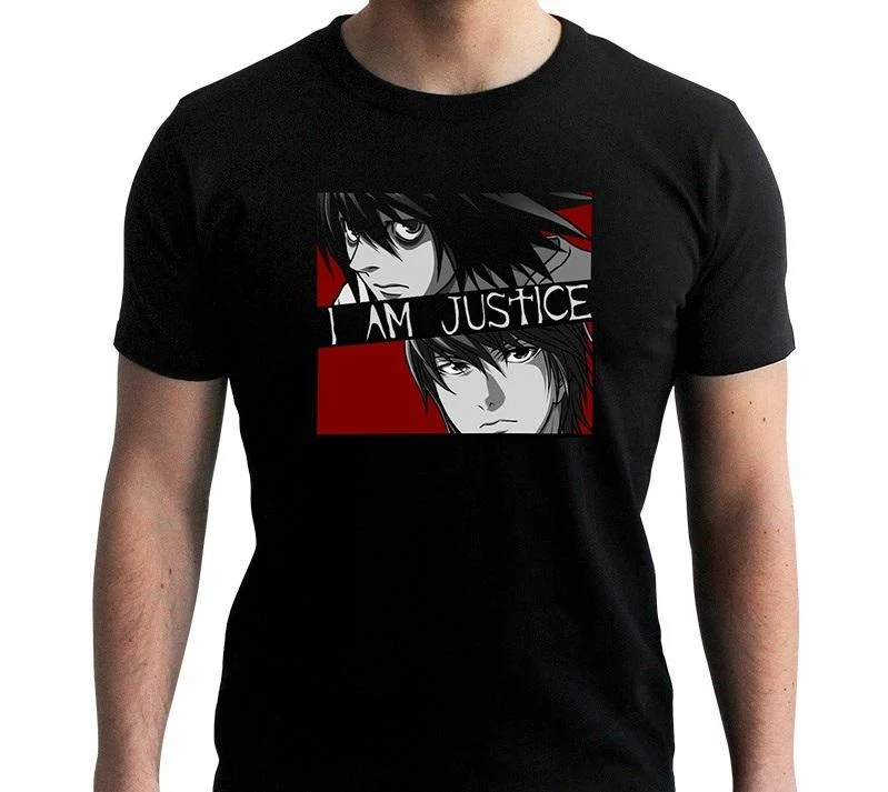Abysse: Death Note - New Fit T-Shirt Herren (XXL) - I am Justice