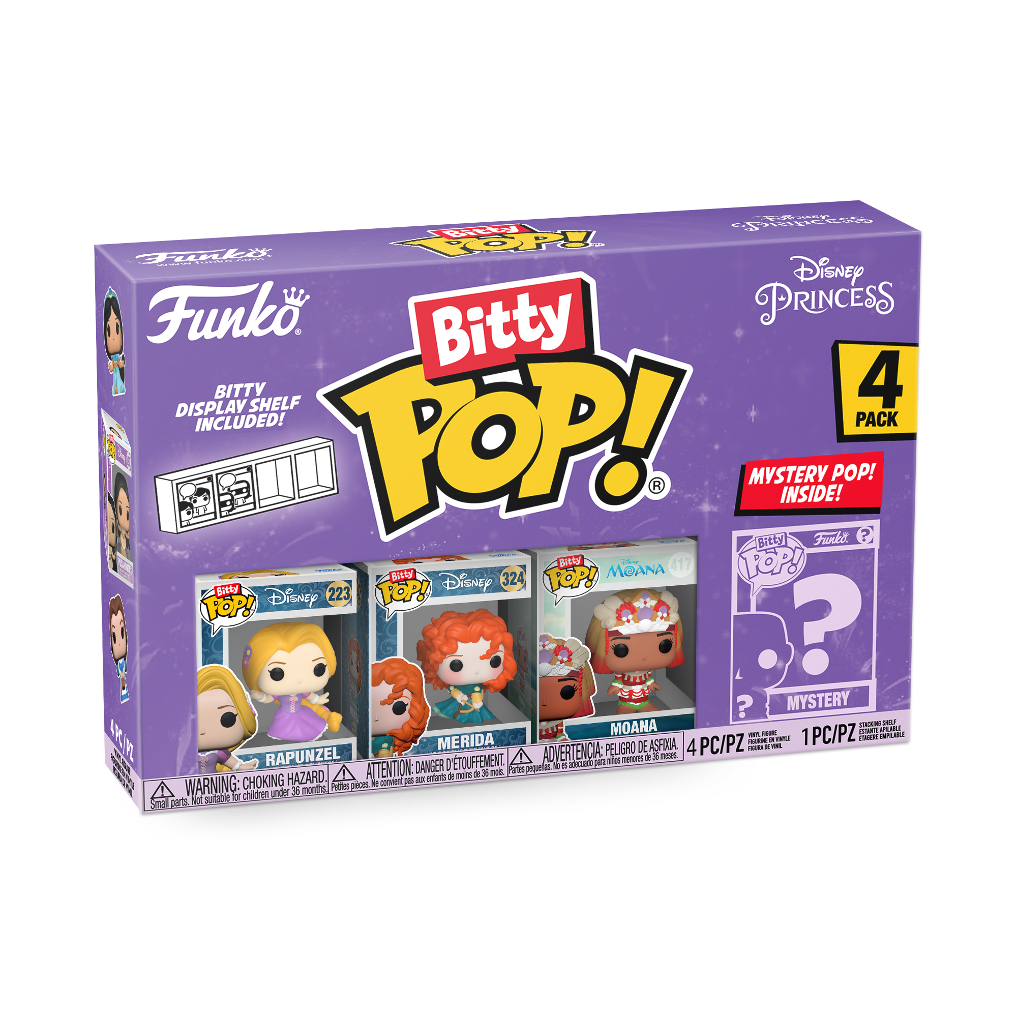 Bitty POP!: 4-Pack Series 4 - Disney Princess