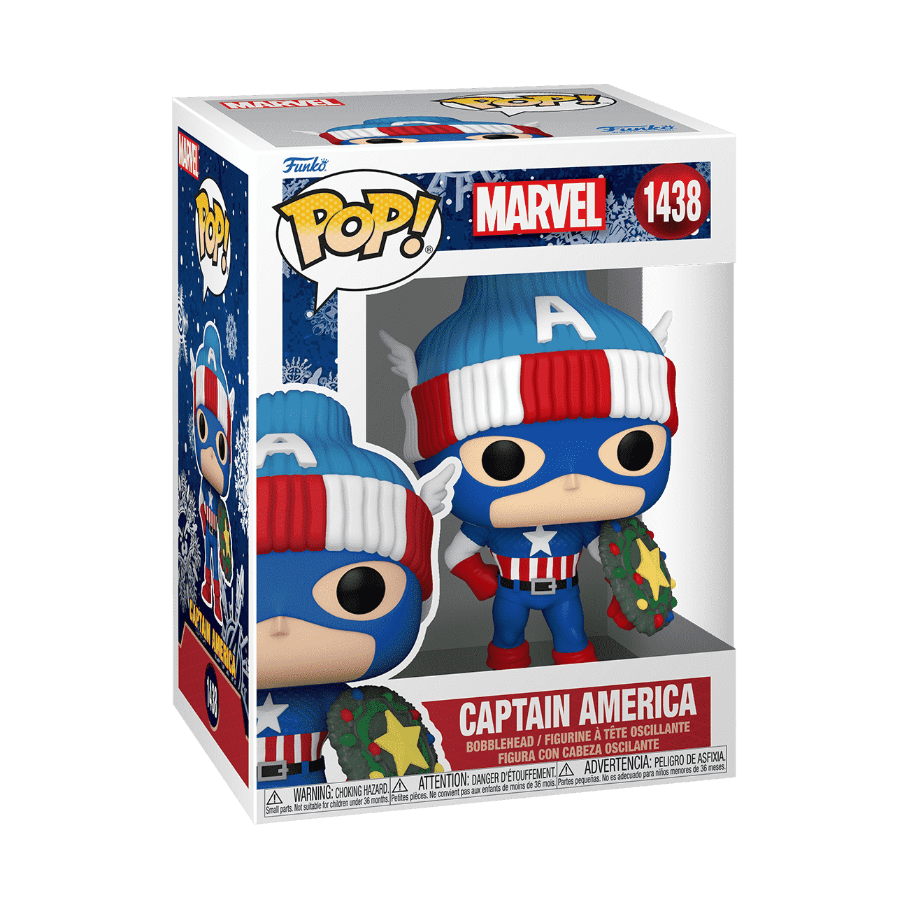 Pop! Marvel | Captain America | Marvel Holiday