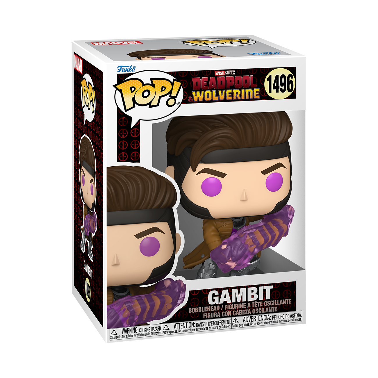 Pop! Marvel | Gambit with Charged Cards | Marvel